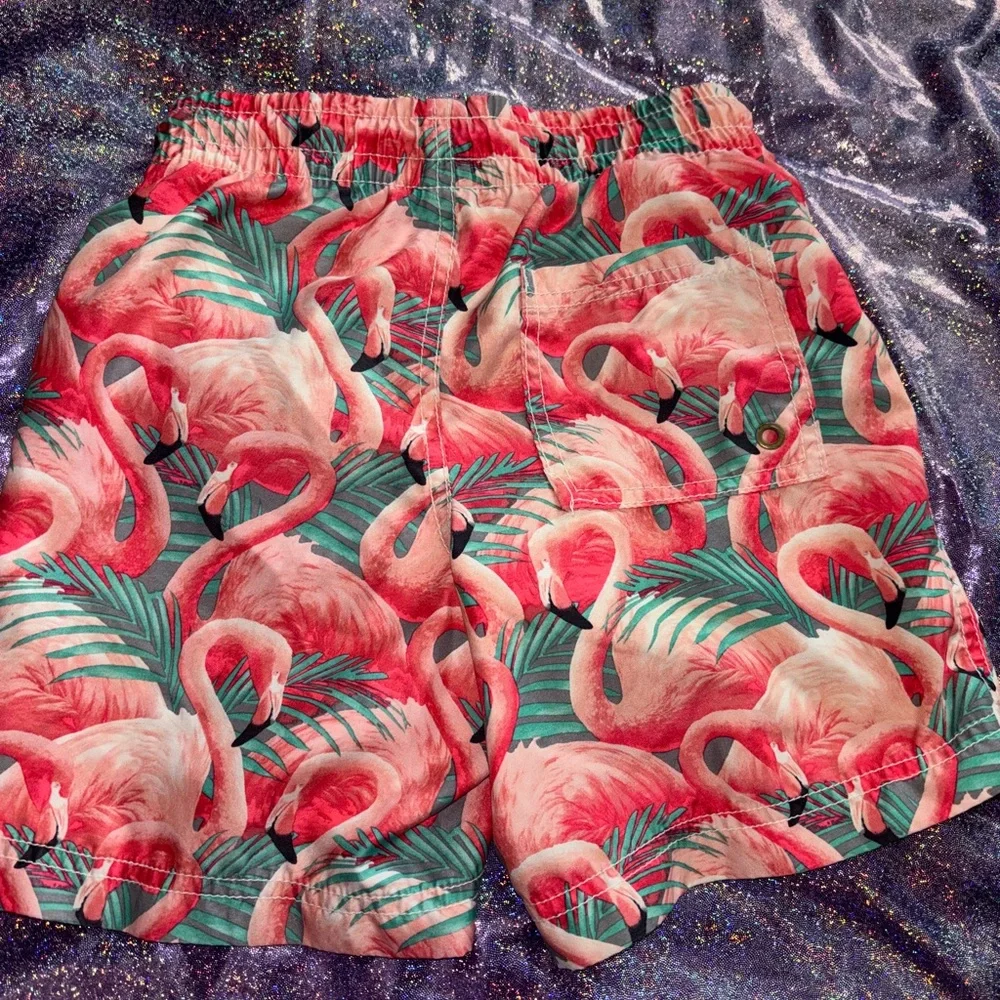Old Navy Flamingo swim Trunks